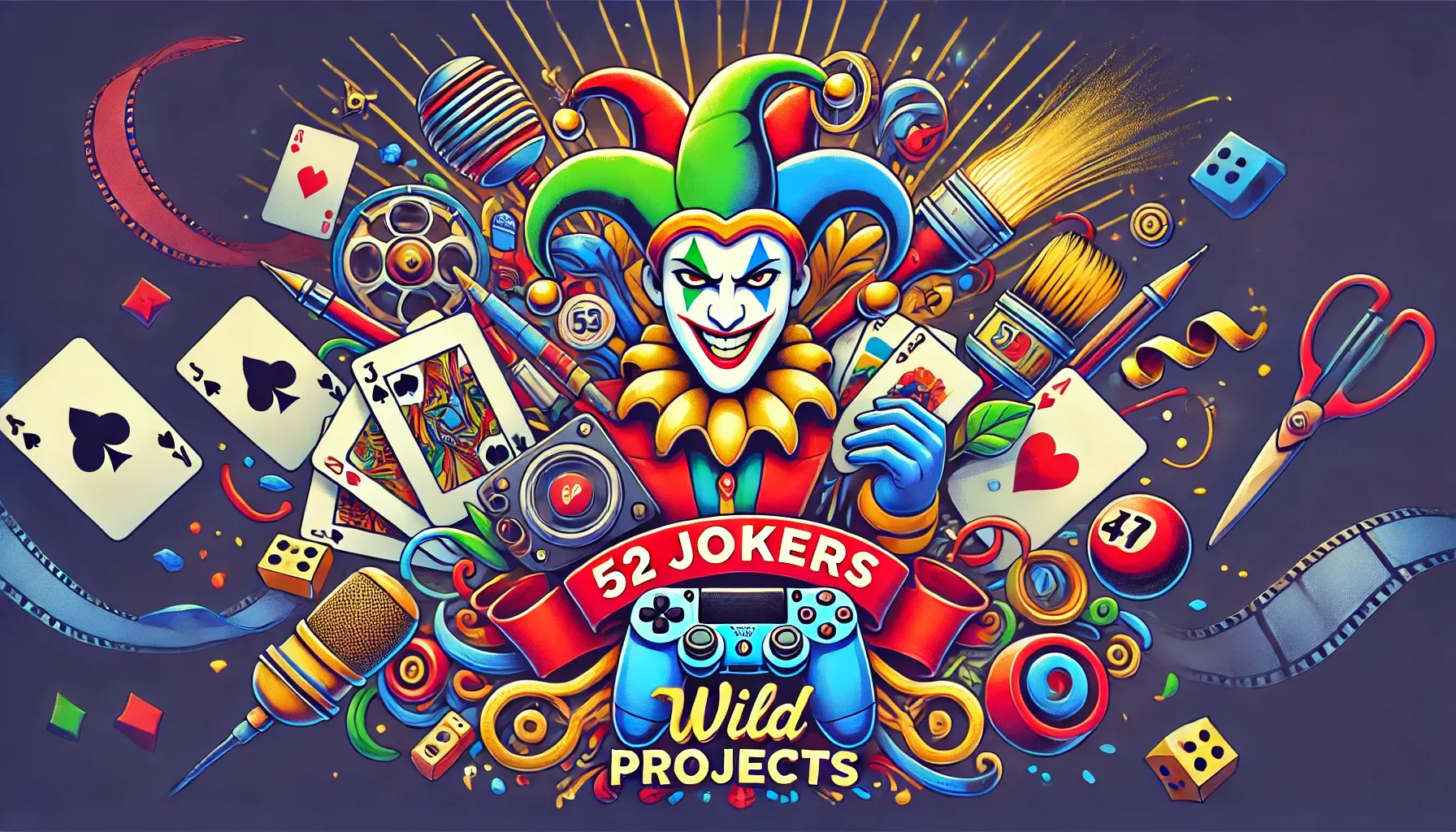 Projects - https://www.52jokerswild.com Podcasting / Vlogs / Comedy retreats / Casting Film Ireland, Indie Productions.